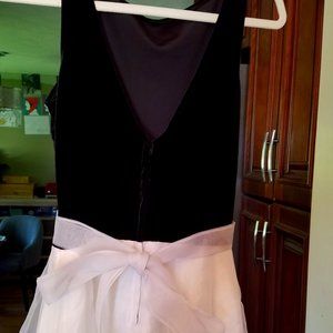 Classic Black & White Formal Dress